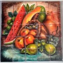 Mexican Talavera Mural Frutas 8
